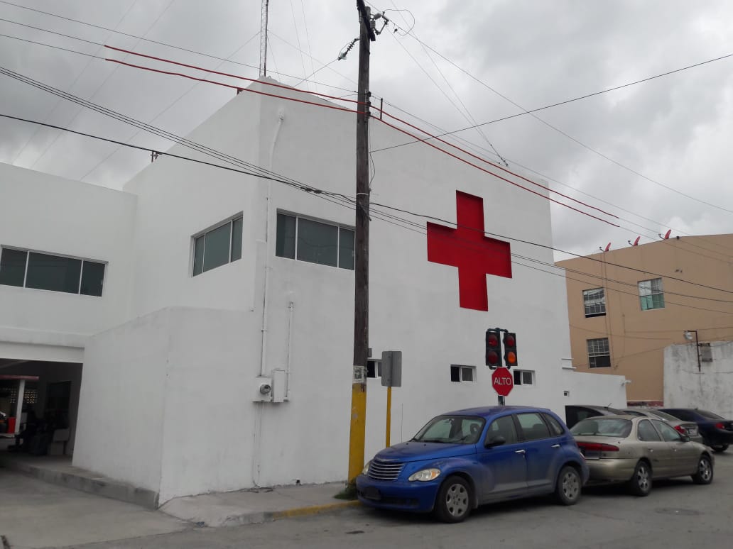 Fachada de la Cruz Roja de Matamoros