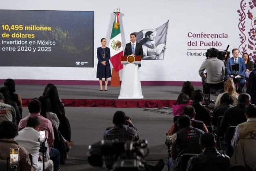 Anuncia Claudia inversión de 7 mil millones de dólares de Sempra Infraestructura y Mercado Libre
