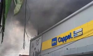 Confirman muerte de una persona tras incendio en tienda Coppel de Veracruz